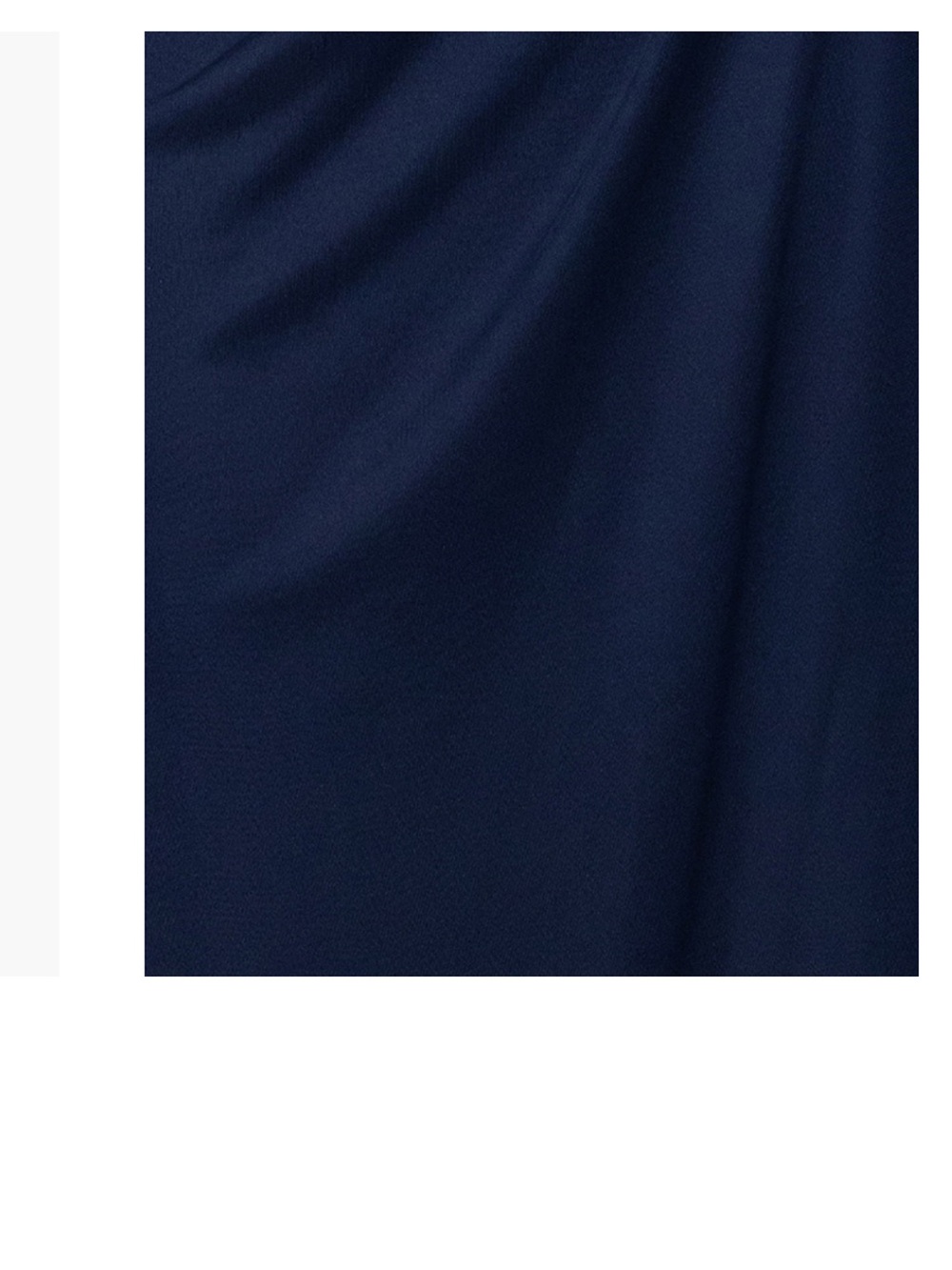 Xscape Woman’s Giselle Gown Navy Beaded Sz 22 Ruched V Neck Formal MOB Comfy - Picture 5 of 5